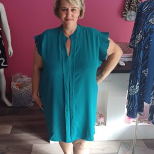 Tuniek met pas plooi